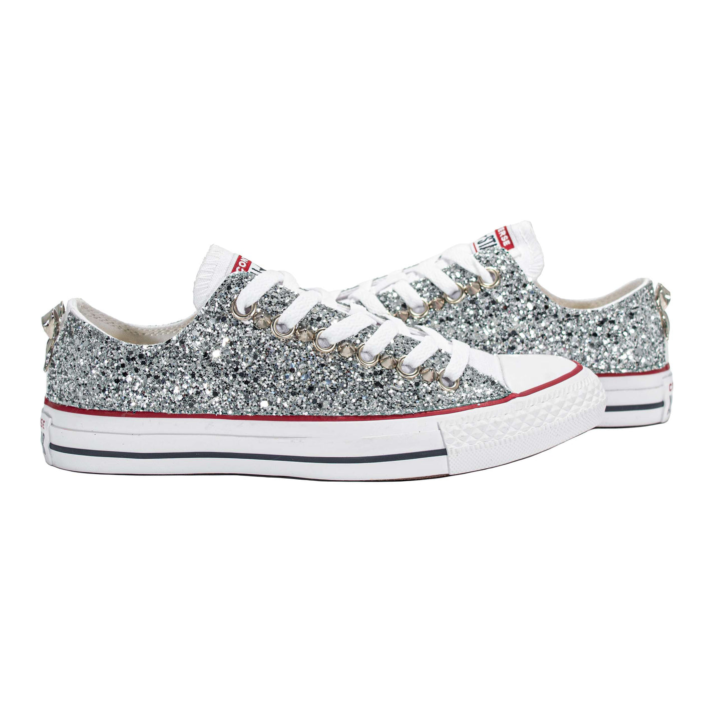CONVERSE PERSONALIZZATE ARGENTO EUSEBIO
