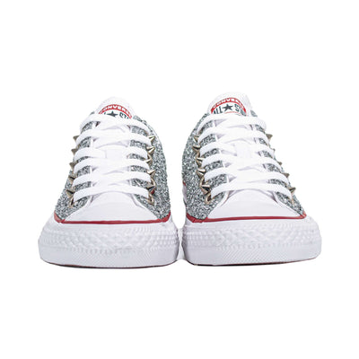 CONVERSE PERSONALIZZATE ARGENTO EUSEBIO