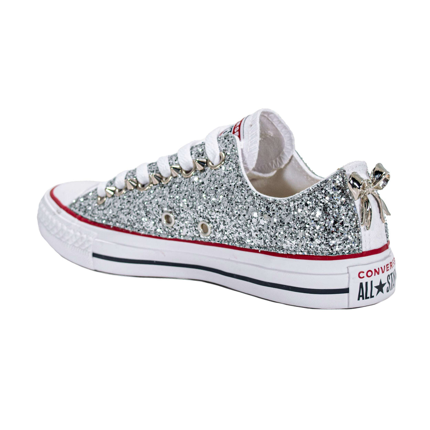 CONVERSE PERSONALIZZATE ARGENTO EUSEBIO