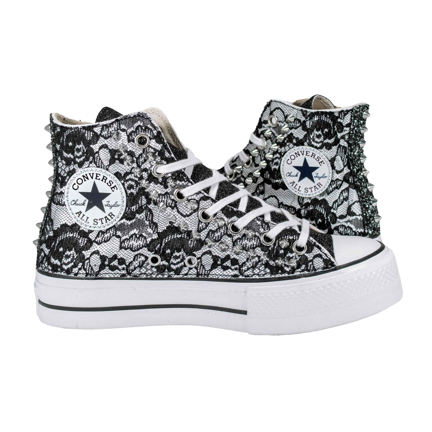 CONVERSE PLATFORM PERSONALIZZATE NERA MERLIN