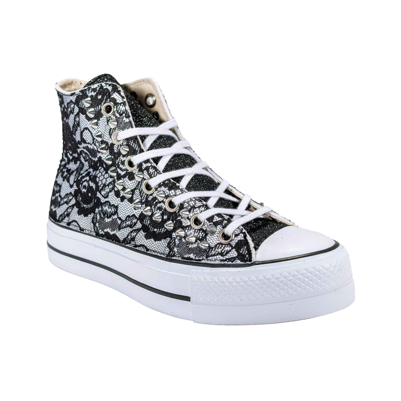 CONVERSE PLATFORM PERSONALIZZATE NERA MERLIN
