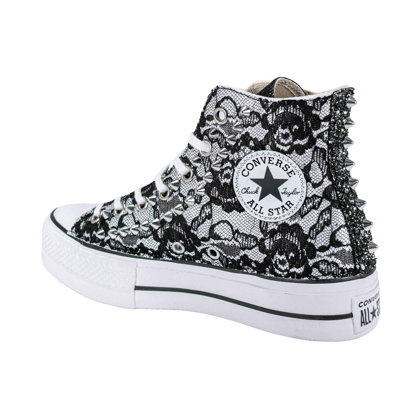 CONVERSE PLATFORM PERSONALIZZATE NERA MERLIN