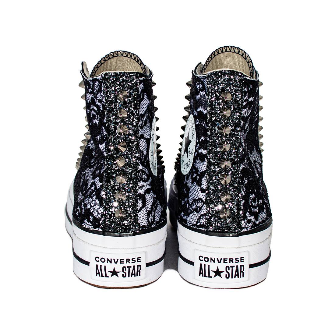 CONVERSE PLATFORM PERSONALIZZATE NERA MERLIN