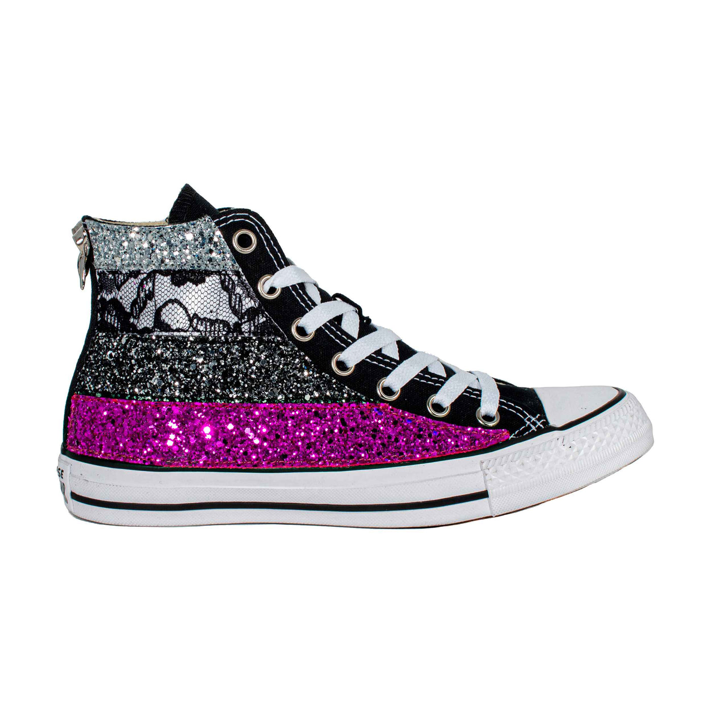 CONVERSE PERSONALIZZATE NERA POIROT