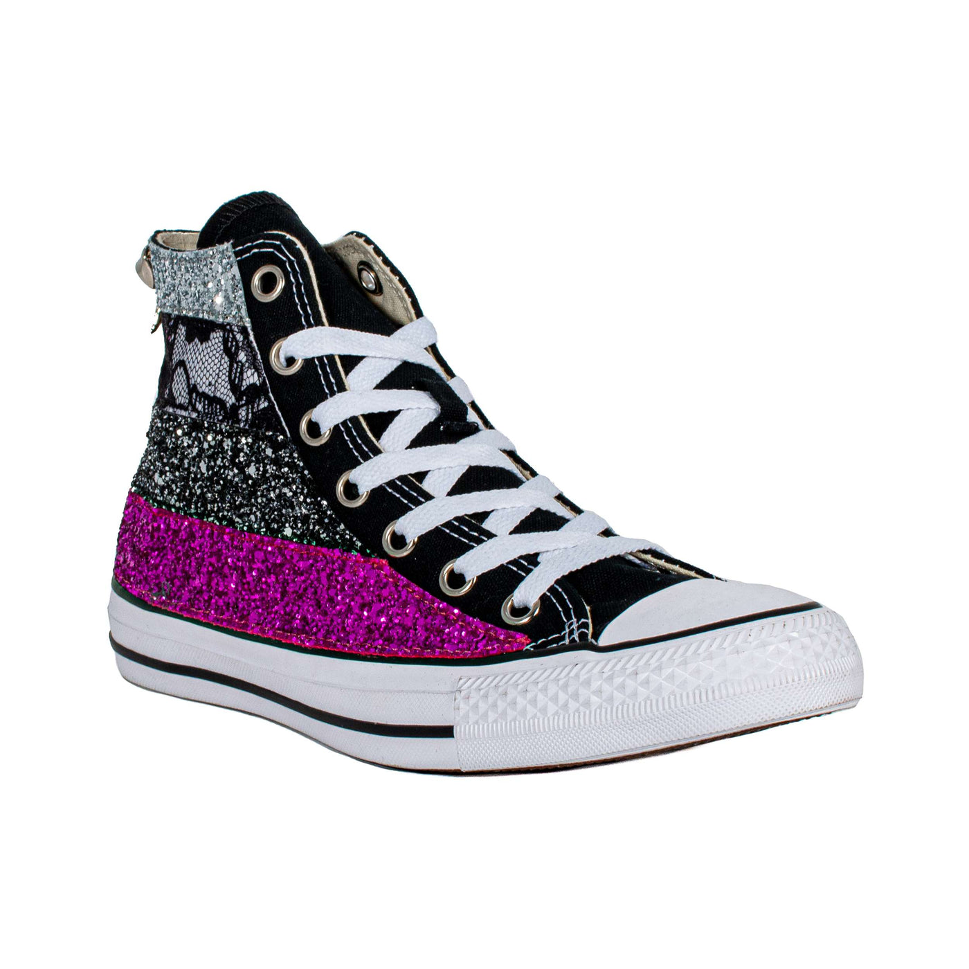 CONVERSE PERSONALIZZATE NERA POIROT