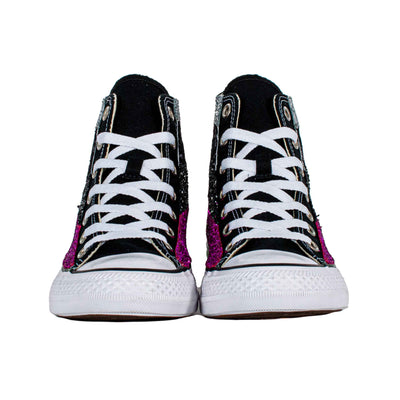 CONVERSE PERSONALIZZATE NERA POIROT