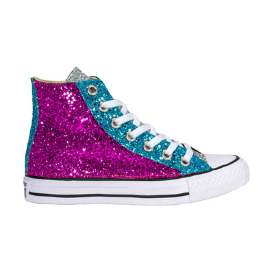 CONVERSE PERSONALIZZATE FUXIA NASSAU