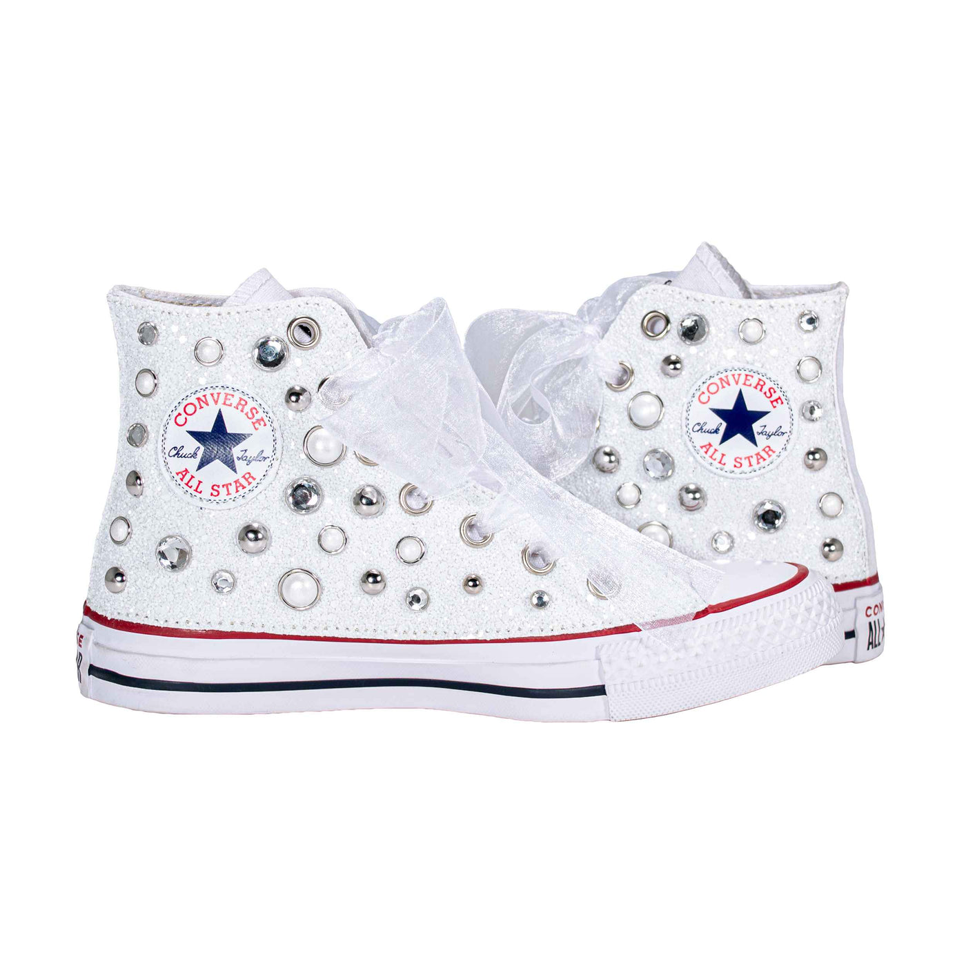 CONVERSE PERSONALIZZATE BIANCA VISERION