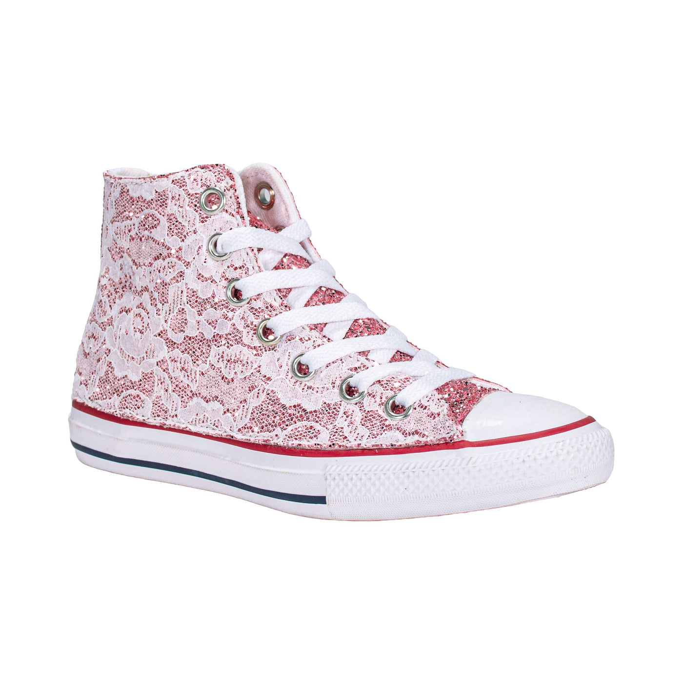 Converse clearance pizzo rosa
