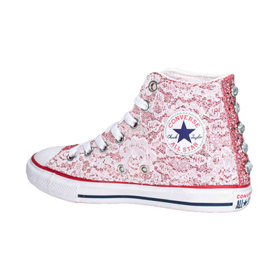 CONVERSE PERSONALIZZATE ROSA LENORA