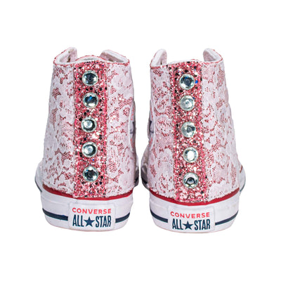 Converse pizzo deals rosa