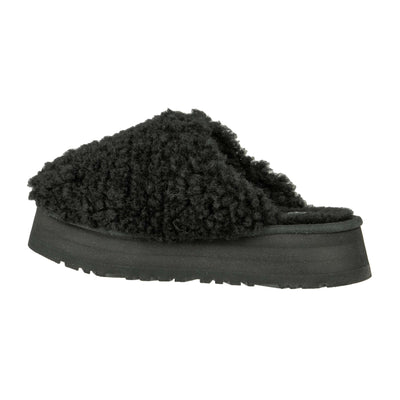 UGG W MAXI CURLY PLATFORM BLK