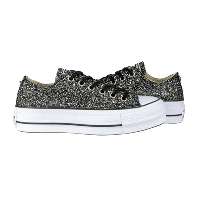 CONVERSE PLATFORM PERSONALIZZATE NERA AMABEL