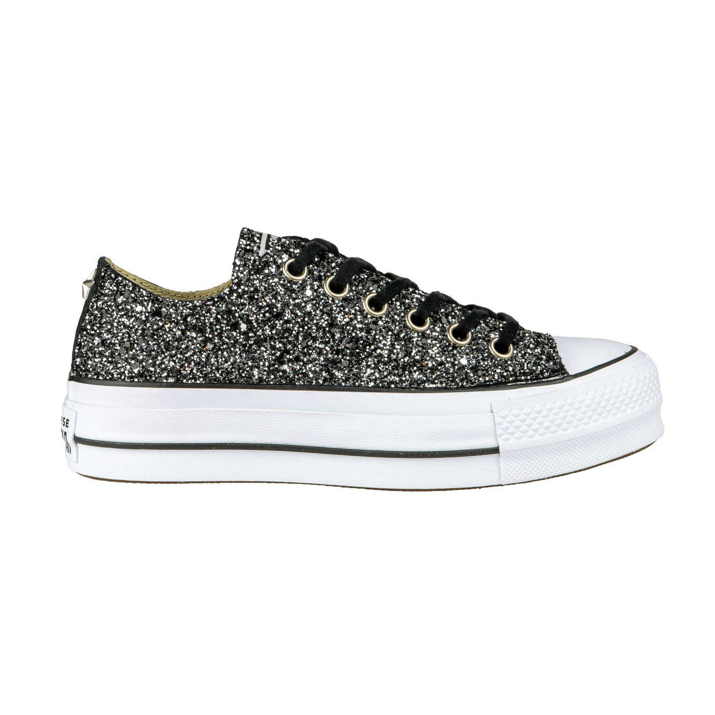 CONVERSE PLATFORM PERSONALIZZATE NERA AMABEL