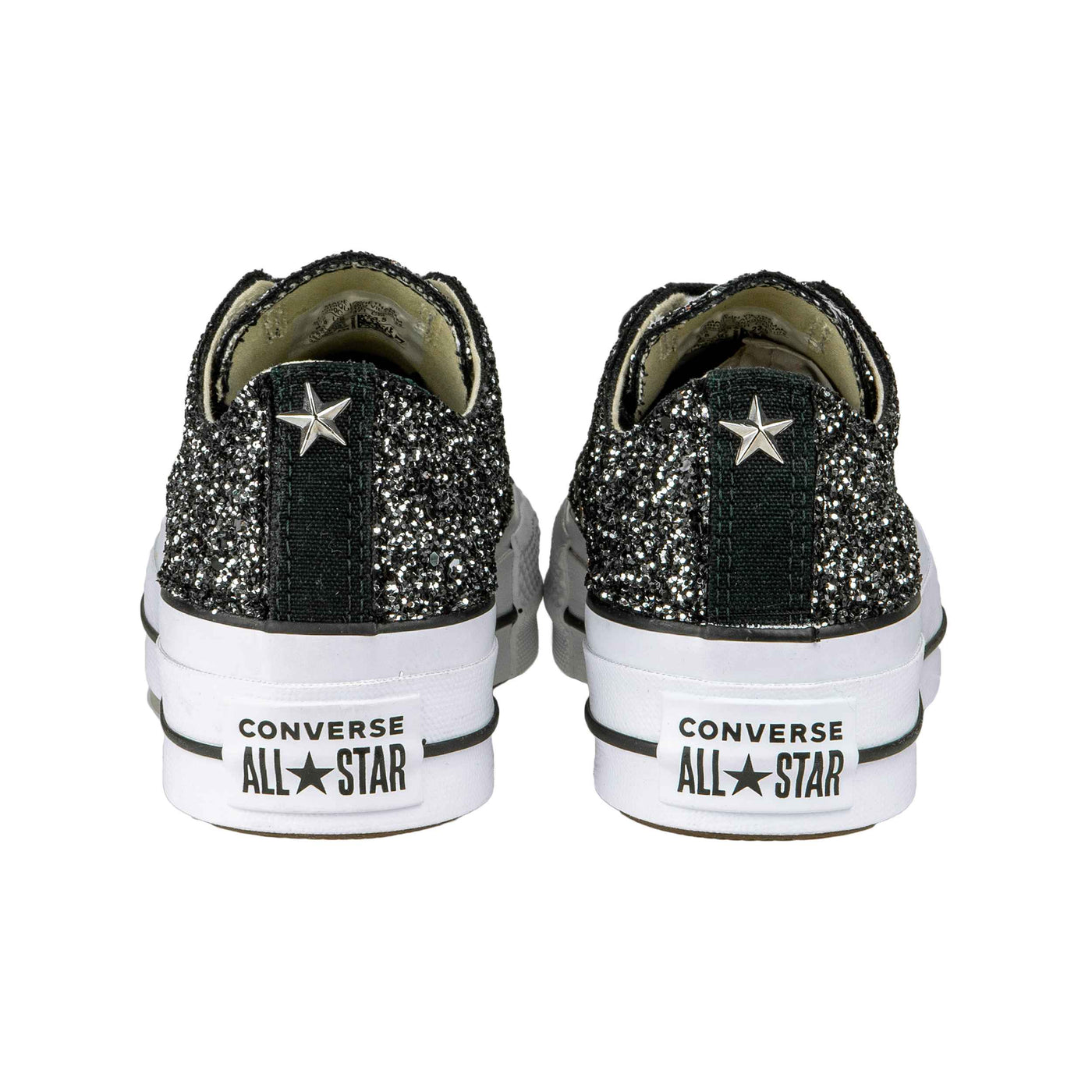 CONVERSE PLATFORM PERSONALIZZATE NERA AMABEL