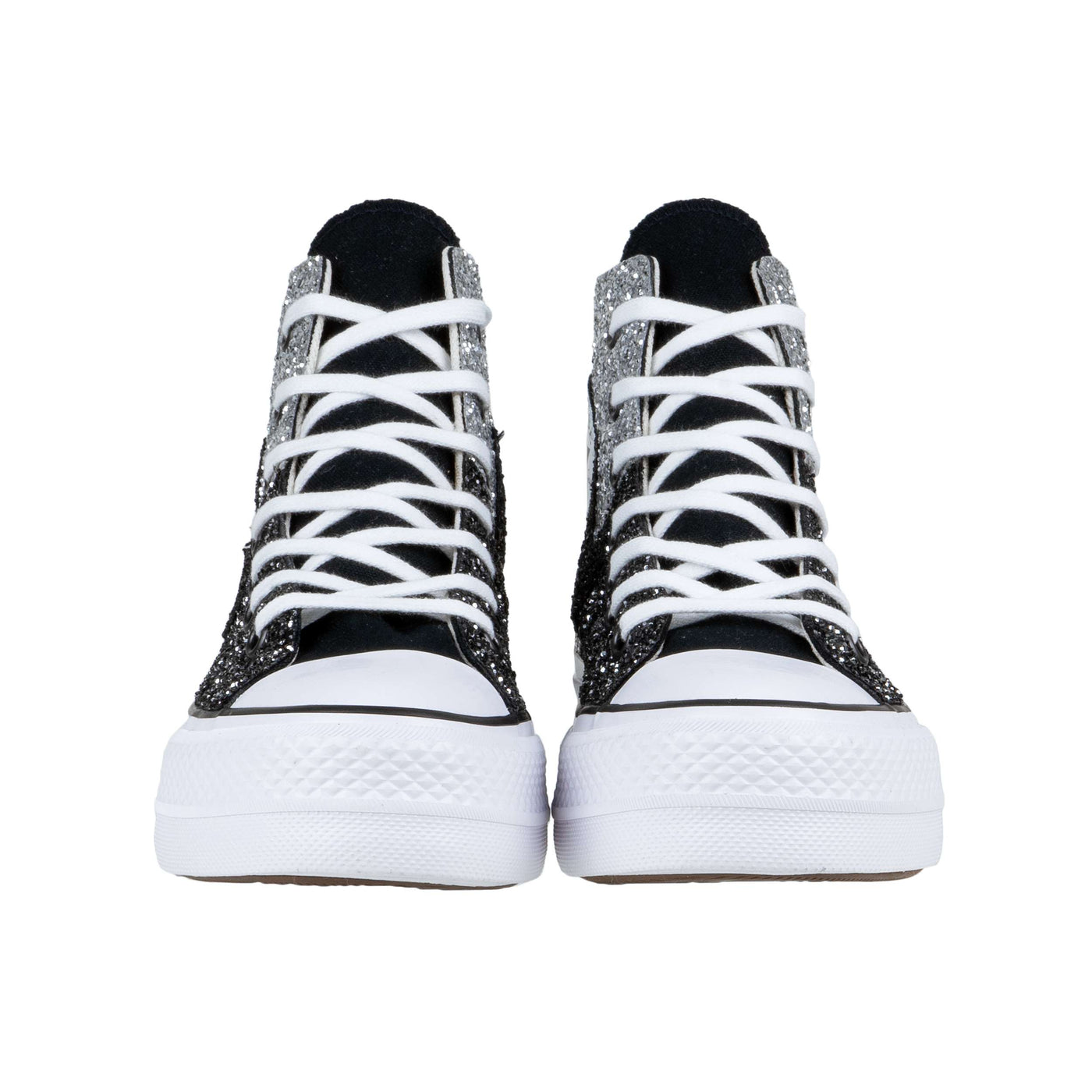 CONVERSE PLATFORM PERSONALIZZATE NERA BUTTERFLY