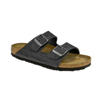 BIRKENSTOCK 0752483 ARIZONA BS BLACK SOFT FOODBET NARROW FIT
