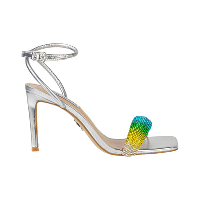 STEVE MADDEN SANDALI ENTICE-R SIL RAINBOW