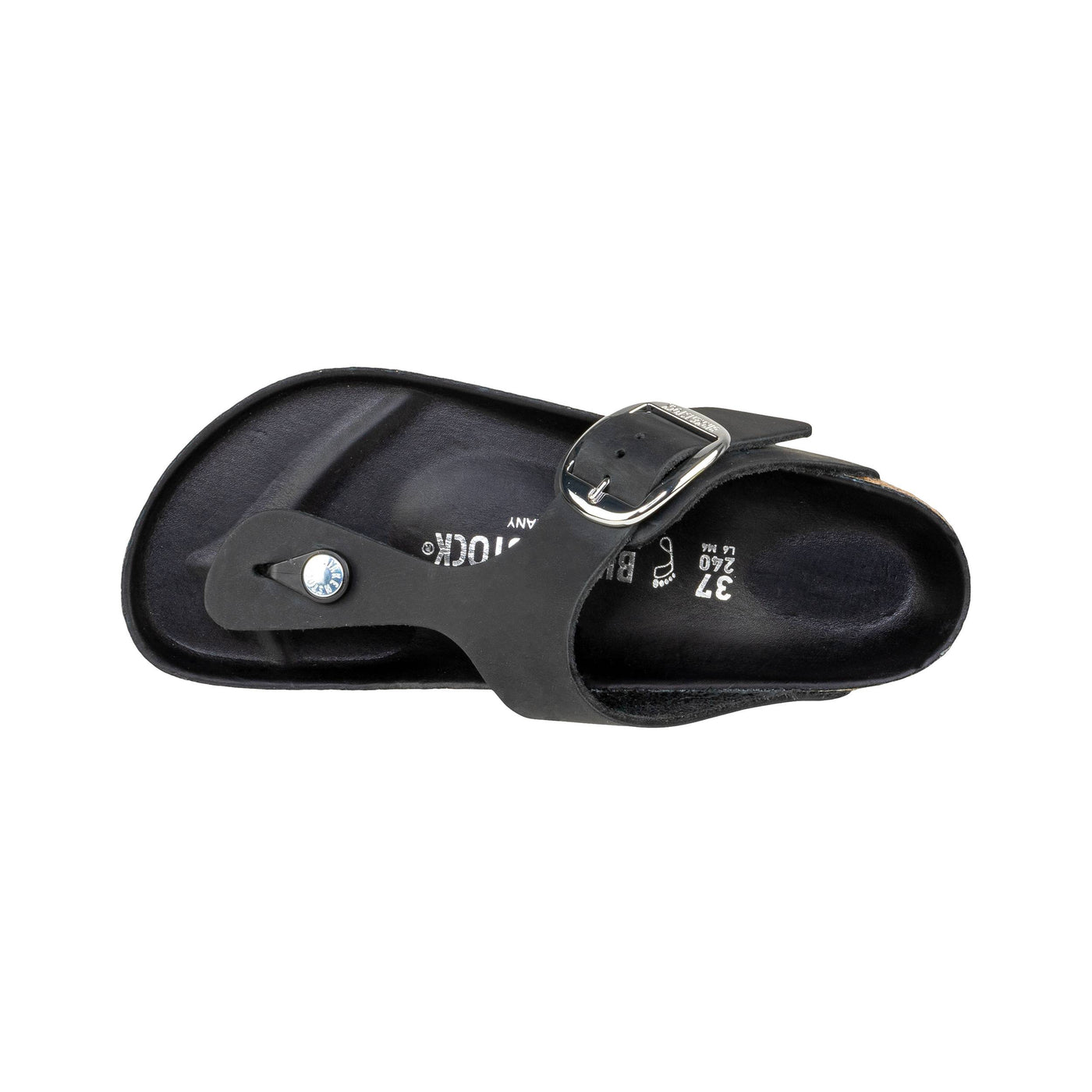BIRKENSTOCK 1023334 GIZEH BIG BUCKLE BLACK REGULAR FIT