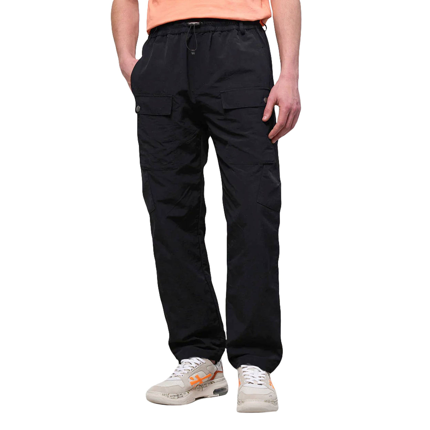 PREMIATA PANTALONI CARGO IN NYLON BLACK