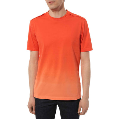 PREMIATA T-SHIRT IN COTONE DEGRADÈ ORANGE