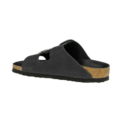 BIRKENSTOCK 1011075 ARIZONA BIG BUCKLE BLACK NARROW FIT