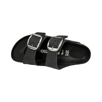 BIRKENSTOCK 1011075 ARIZONA BIG BUCKLE BLACK NARROW FIT