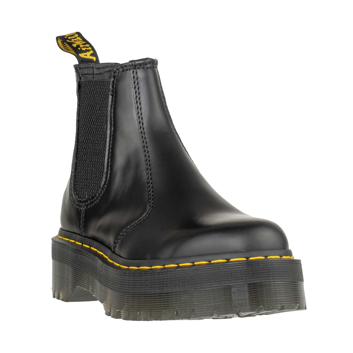 DR.MARTENS 2976 QUAD BLACK POLISHED SMOOTH