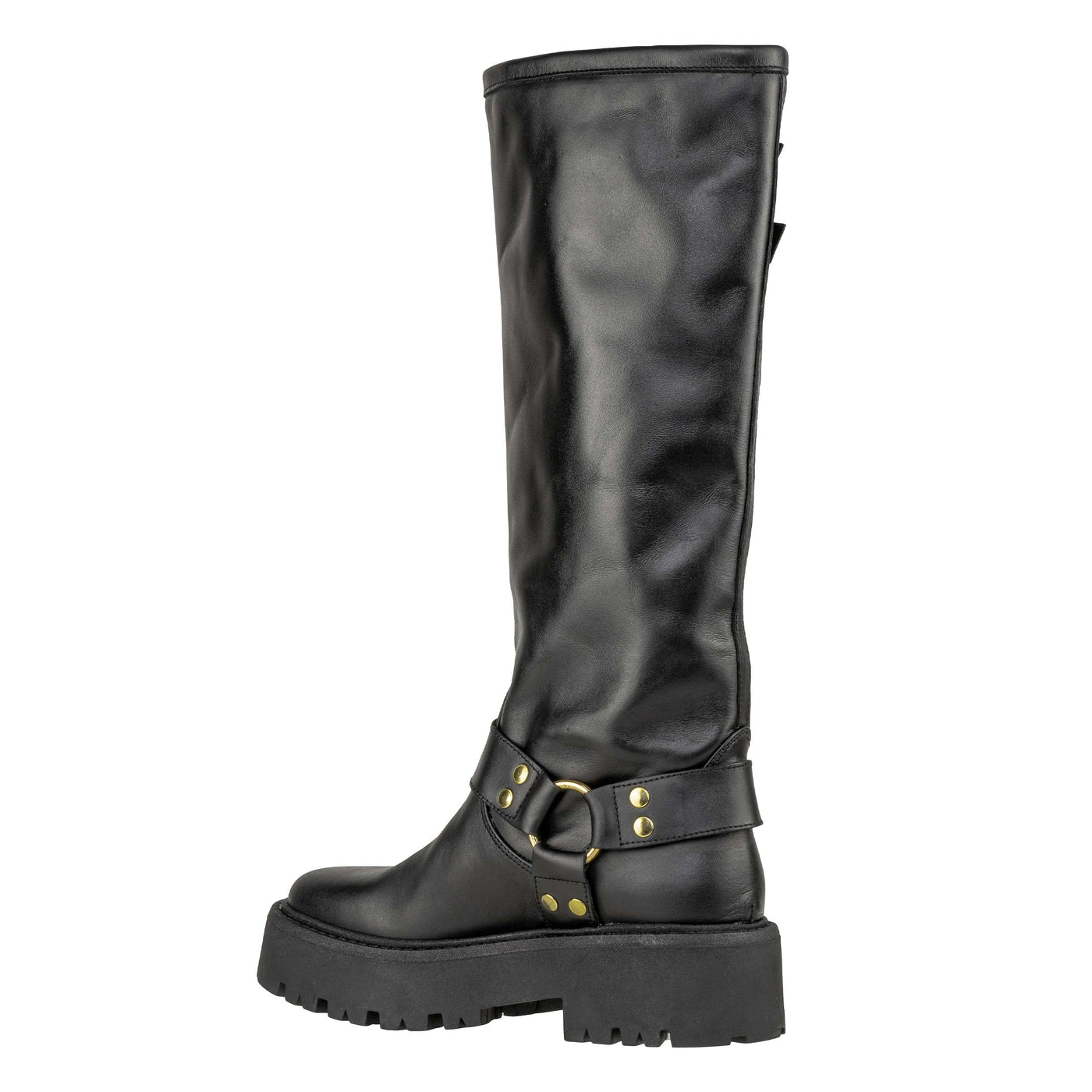 Q79 M3881 STIVALE BIKER VITELLO NERO