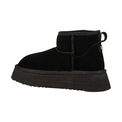 STEVE MADDEN CAMPFIRE BLACK SUEDE