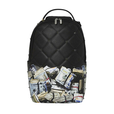 SPRAYGROUND QUILTED MONEY STASH STUDDED BACKPACK