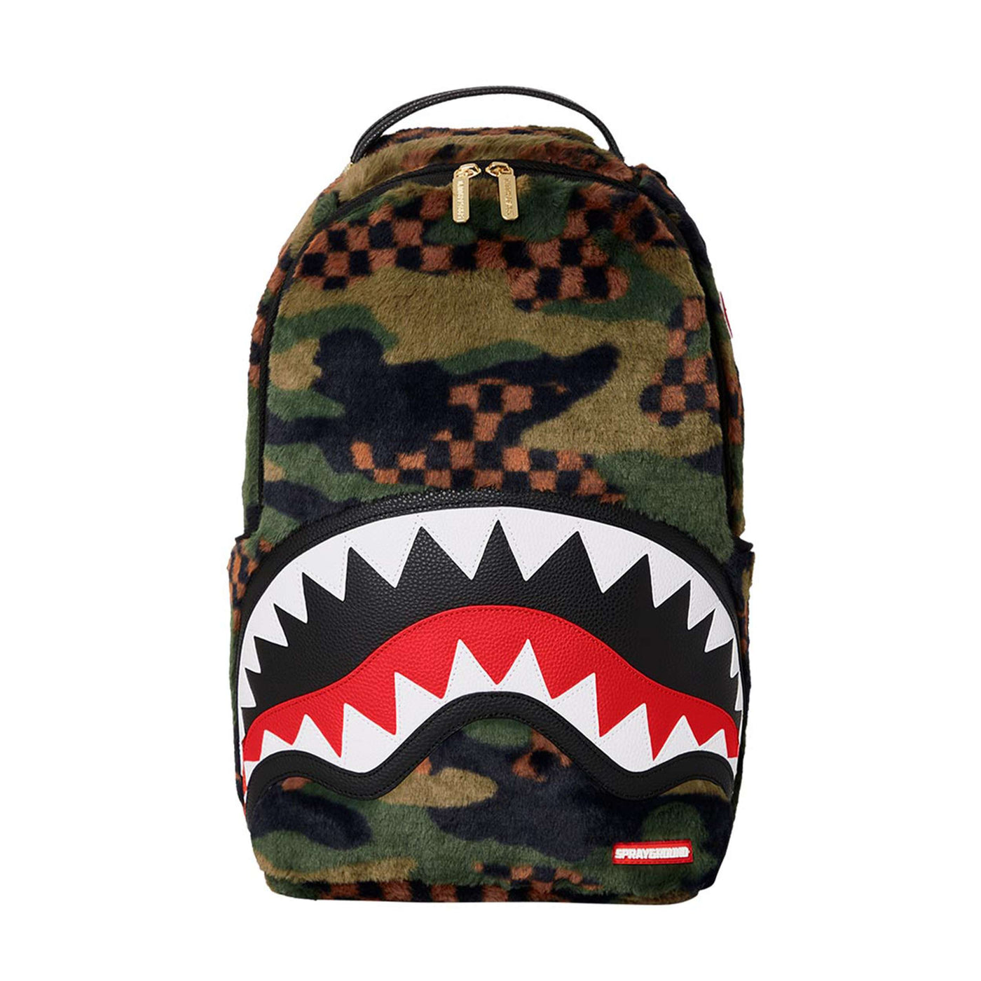 SPRAYGROUND GREEN 3AM FUR BACKPACK