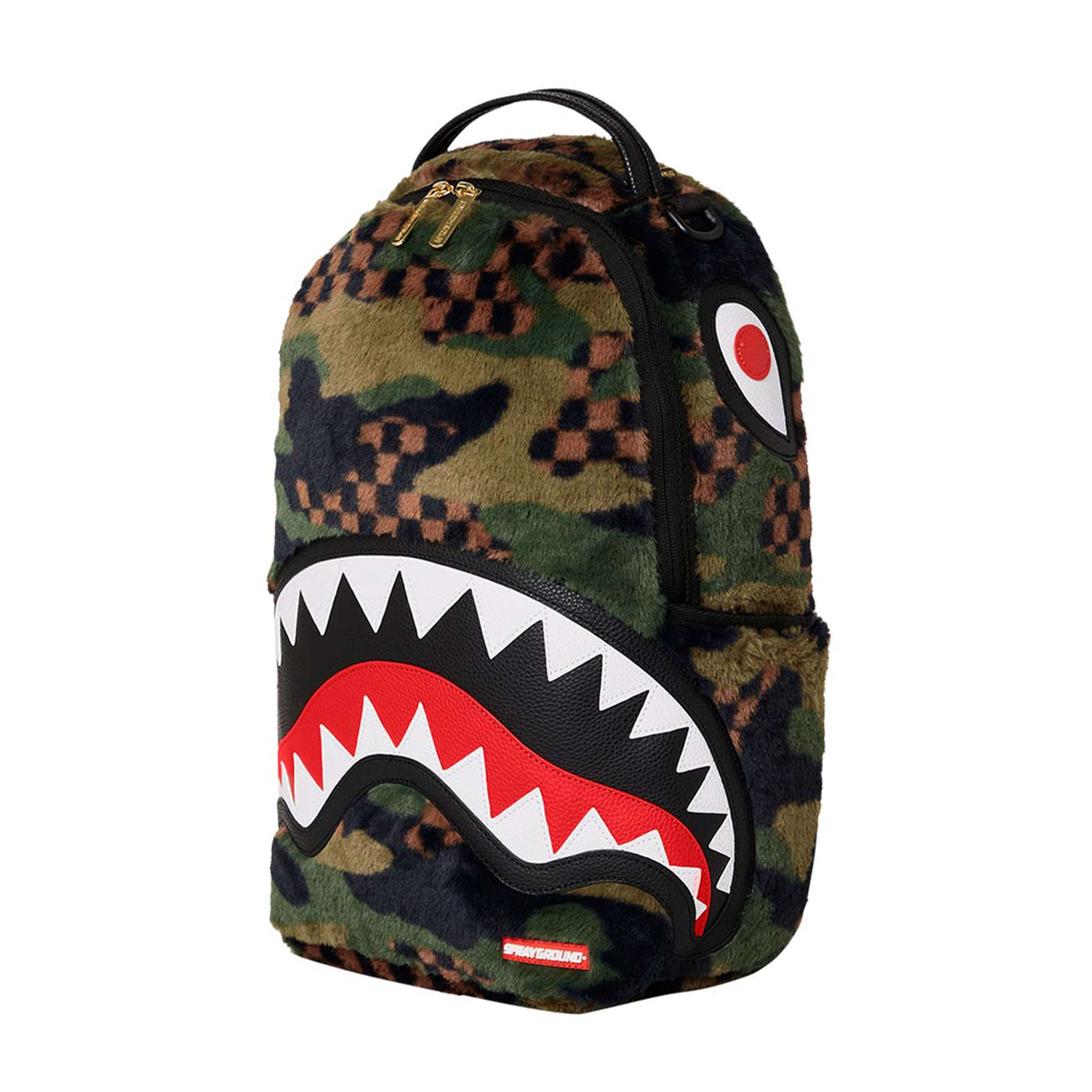 SPRAYGROUND GREEN 3AM FUR BACKPACK