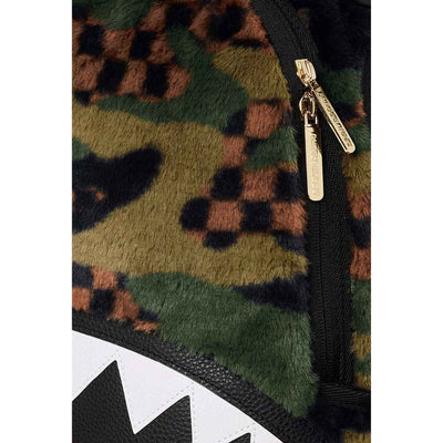 SPRAYGROUND GREEN 3AM FUR BACKPACK