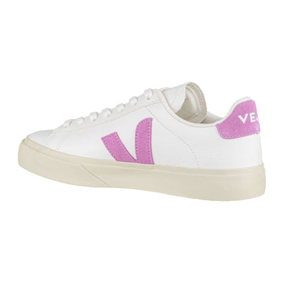 VEJA CAMPO CHROMEFREE LEATHER EXTRA-WHITE MULBERRY