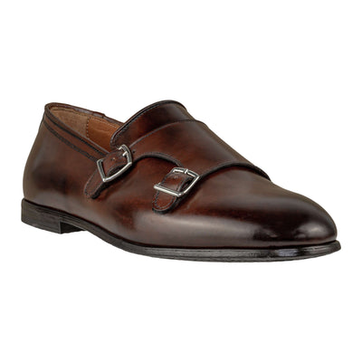 MILLE885 MONK STRAP SIMON CORTINA BRUCIATO